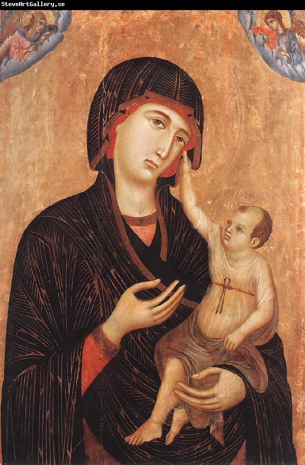 Duccio di Buoninsegna Madonna with Child and Two Angels (Crevole Madonna) dfg